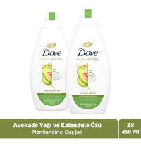 Dove Care By Nature Avokadolu Nemlendirici Duş Jeli 2x450 ml