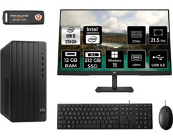 Hp Pro 290 G9 6D3A1EAMNT357 Dahili Intel UHD Graphics 730 Intel Core i3 12100 12 GB Ram 512 GB SSD Tower Windows 11 Home 21.5 inç Monitörlü Masaüstü Bilgisayar + PER4 BELLEK