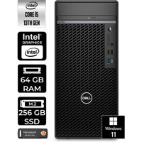 Dell Optiplex 7010MT N010O7010MTUP396 Dahili Intel UHD Graphics 770 Intel Core i5 13500 64 GB Ram 256 GB SSD Tower Windows 11 Home Masaüstü Bilgisayar + PER4 BELLEK