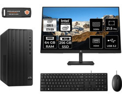 Hp Pro 290 G9 6D3A5EAMNT346 Dahili Intel UHD Graphics 770 Intel Core i5 12500 64 GB Ram 256 GB SSD Tower FreeDos 21.5 inç Monitörlü Masaüstü Bilgisayar + PER4 BELLEK