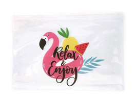 Artikel Relax Enjoy Çok Renkli Kuğu PVC Büyük Boy Seyahat Makyaj Çantası