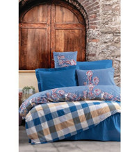 Cotton Box Alaçatı 4 Mevsim 200x220 cm Çarşaflı Çift Kişilik Nevresim Takımı Çok Renkli