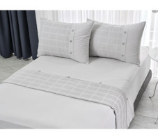 Doqu Home Multi Selection 4 Mevsim 200x225 cm Çarşaflı Çift Kişilik Nevresim Takımı Gri