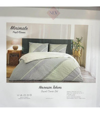 Özdilek Minimale 4 Mevsim 200x220 cm Çarşaflı Çift Kişilik Nevresim Takımı Yeşil