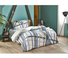 Taç Fisher 4 Mevsim 200x220 cm Çarşaflı Çift Kişilik Nevresim Takımı Çok Renkli