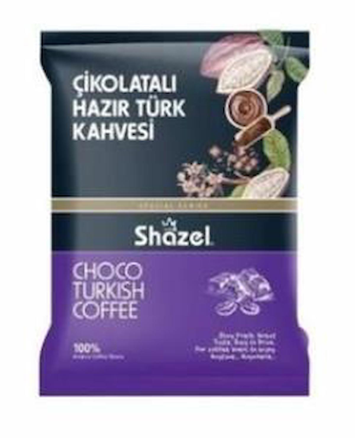 Shazel Çikolata Orta Kavrulmuş Türk Kahvesi 12x100 gr