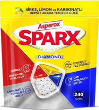 Asperox Sparx Diamond Limon Tablet Bulaşık Deterjanı 240 Adet