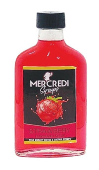 Mercredı Çilek Kahve Şurubu 200 ml