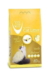 Vancat Topaklanan İnce Taneli Bentonit Kedi Kumu 2x10 lt