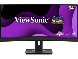 Viewsonic VG3456C 100 Hz 5 ms 34 inç WQHD Curved VA Hoparlörlü HDMI 2560x1440 px LED Monitör