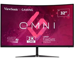 Viewsonic VX3218C-2K 165 Hz 1 ms 32 inç WQHD Curved VA Hoparlörlü HDMI Freesync 2560x1440 px LED Monitör