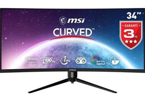 MSI MAG 342CQPV 100 Hz 1 ms 34 inç WQHD Curved VA HDMI 2560x1440 px LED Monitör
