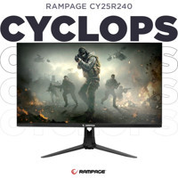 Rampage Cyclops CY25R240 240 Hz 1 ms 25 inç FHD Flat VA HDMI 1920x1080 px LED Monitör