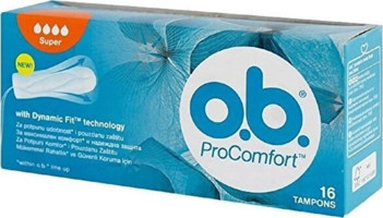 O.b. Pro Comfort Super Aplikatörlü Normal Tampon 16'lı