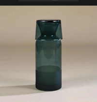 Rakle Cam Kapaklı Cam Başucu Sürahi 700 ml