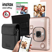 Fujifilm Instax Mini Liplay Hybrid Blush Gold Şipşak 28 mm 8K Dijital Fotoğraf Makinesi