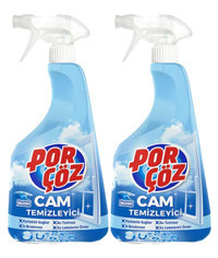 Porçöz Cam Temizleyici Sprey 2x750 ml