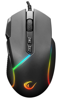 Rampage SMX-G39 RGB Makrolu Kablolu Siyah Optik Gaming Mouse