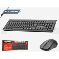 Hadron HD840/20 Sessiz Ergonomik Siyah Kablosuz Klavye Mouse Seti