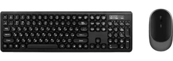 Sarftech BKB2 Sessiz Ergonomik Siyah Kablosuz Klavye Mouse Seti
