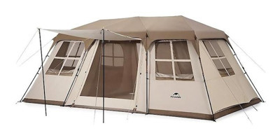 Naturehike Soba Delikli 3 Mevsim Odalı Su Geçirmez Aile Çadırı