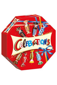 Celebrations Hindistan Cevizli-Kahveli-Sütlü Çikolata 186 gr