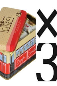Bolçi Tramvy Teneke Kutu Fındıklı Çikolata 225 gr 3 Adet