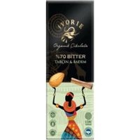 Ivorıe Organik Bademli-Tarçınlı Çikolata 40 gr