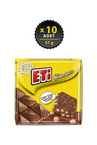 Eti Karamelli Çikolata 57 gr 10 Adet