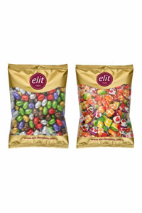 Elit Chocoeggy Yumurta Karışık Meyveli Çikolata 1 kg 2 Adet