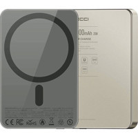 Recci RP26 10000 mAh Hızlı Şarj Dijital Göstergeli Type C Kablosuz Powerbank Gold