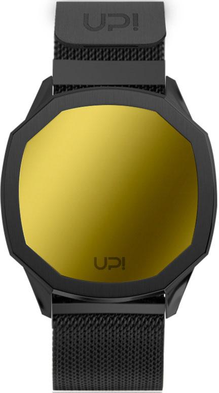 Upwatch UP1899 Takvimli 42 mm Siyah Çelik Kordon Analog Kol Saati