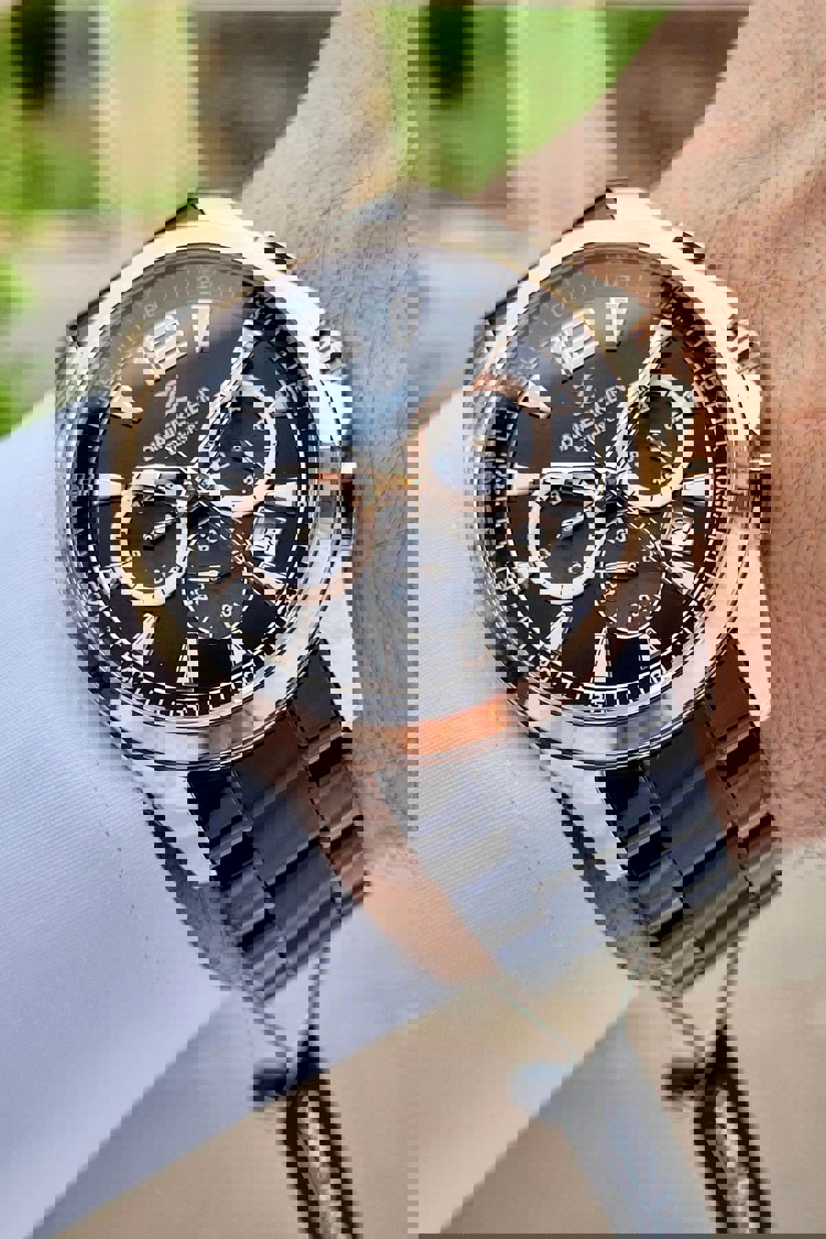 Daniel Klein DKISTE1124 Takvimli 42 mm Lacivert Çelik Kordon Analog Erkek Kol Saati