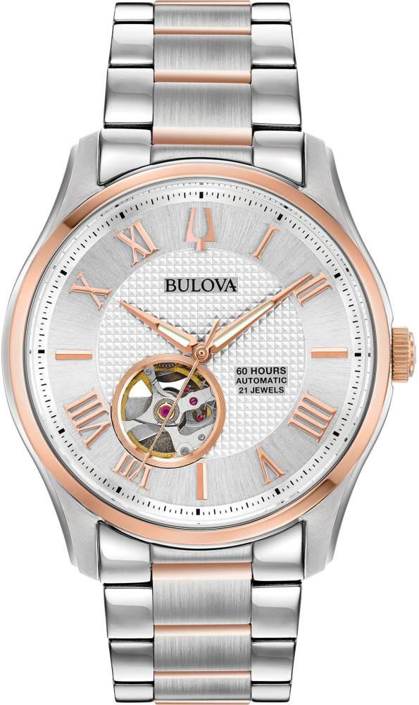Bulova 98A213 42 mm Gri-Rose Gold Çelik Kordon Analog Kol Saati