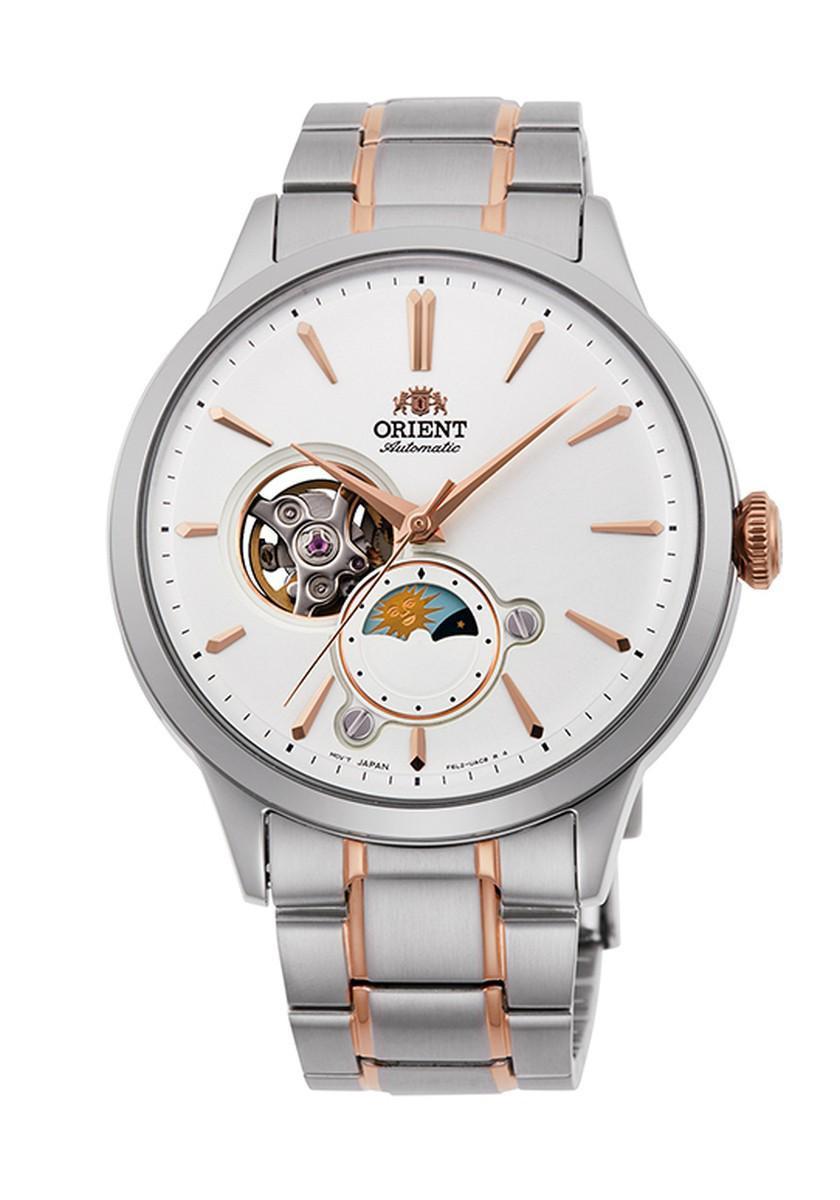 Orient RA-AS0101S10B 42 mm Gri-Rose Gold Çelik Kordon Analog Erkek Kol Saati