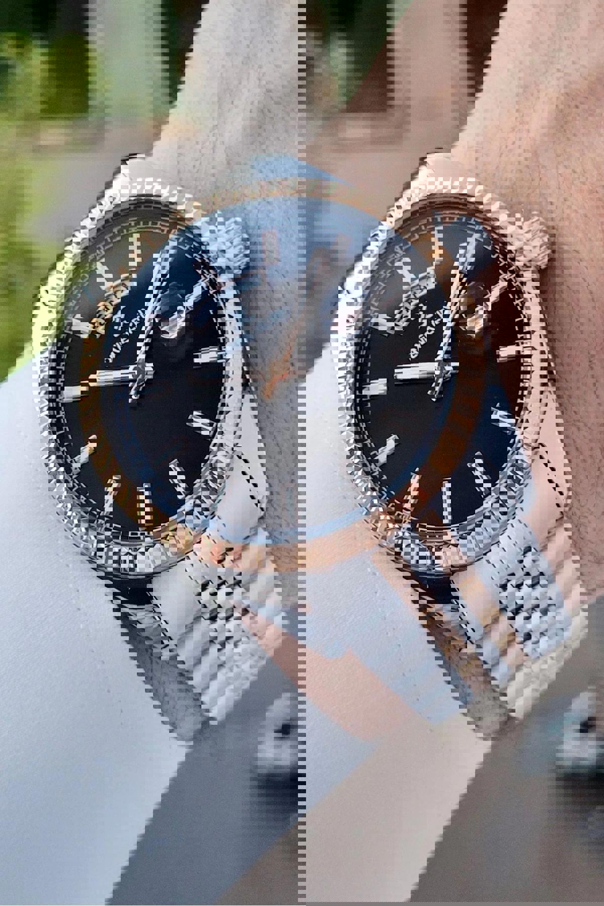 Daniel Klein DKISTE1202 Takvimli 42 mm Çelik Kordon Analog Erkek Kol Saati