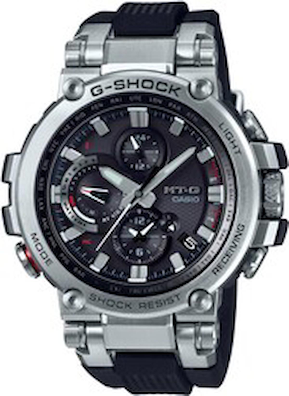 Casio MTG-B1000-1ADR Takvimli 51 mm Siyah Çelik Kordon Analog Erkek Kol Saati