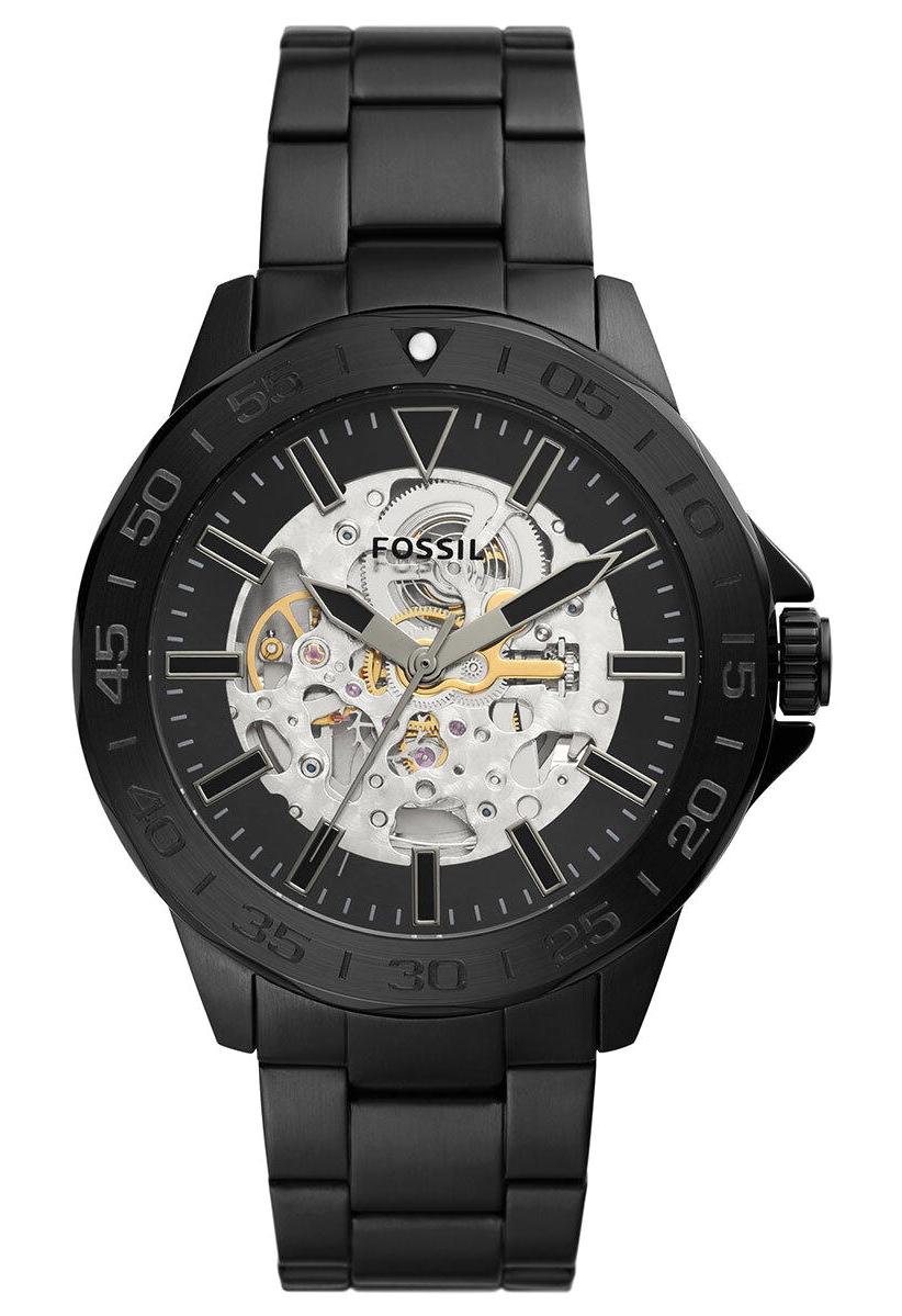 Fossil FBQ2679 45 mm Siyah Çelik Kordon Analog Erkek Kol Saati