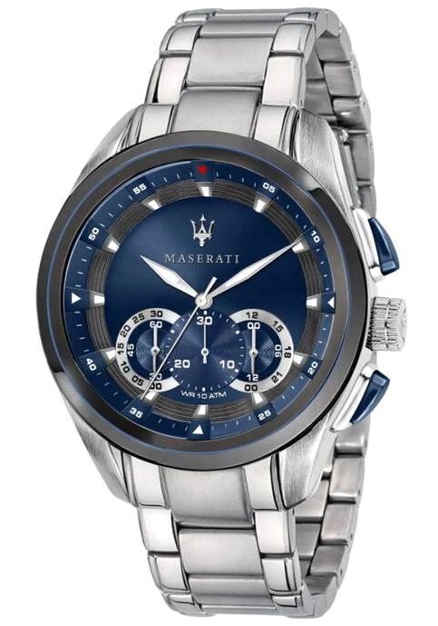 Maserati R8873612014 Takvimli 45 mm Çelik Kordon Analog Erkek Kol Saati