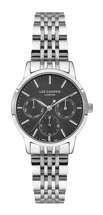 Lee Cooper LC07358.350-NM Takvimli Çelik Kordon Analog Kol Saati