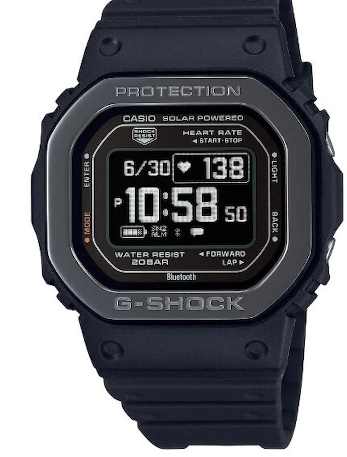 Casio DW-H5600MB-1DR Takvimli 44 mm Lacivert Silikon Kordon Analog Erkek Kol Saati