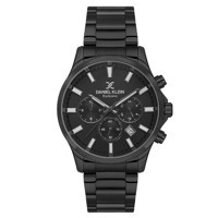 Daniel Klein DKE.1.10684.6 Takvimli 44 mm Siyah Çelik Kordon Analog Erkek Kol Saati