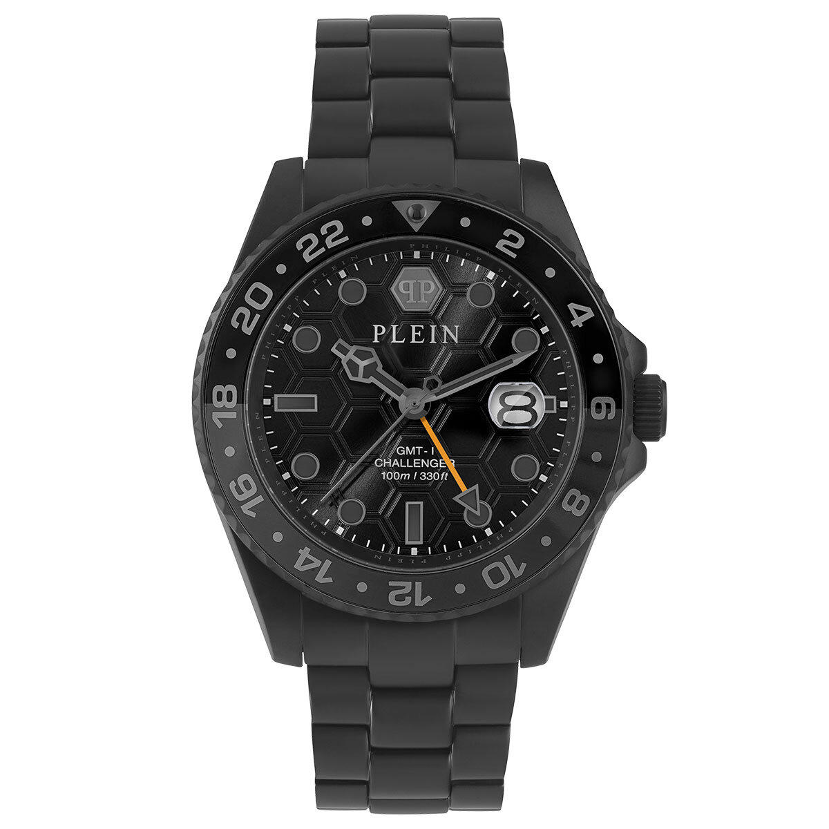 Philipp Plein PWYBA0923 Takvimli 44 mm Siyah Çelik Kordon Analog Erkek Kol Saati
