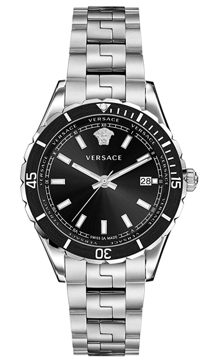 Versace VRSCVE3A00520 Takvimli 42 mm Çelik Kordon Analog Erkek Kol Saati