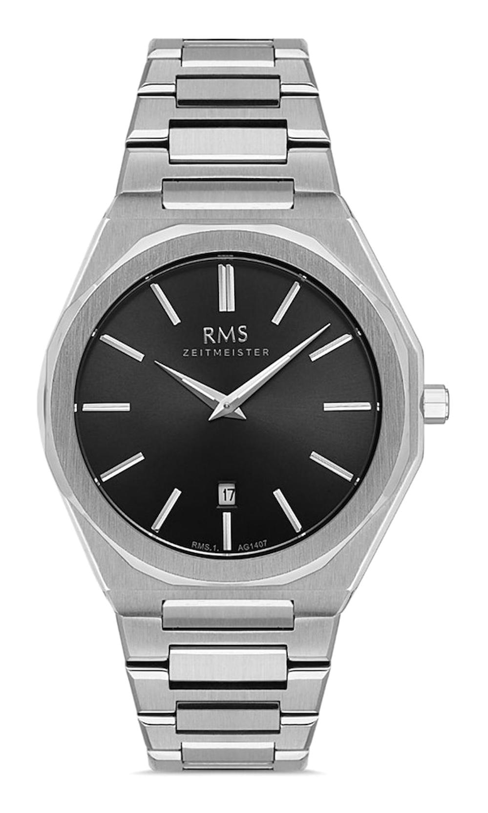 Romanson RMS.1.AG1407.02 Takvimli 42 mm Çelik Kordon Analog Erkek Kol Saati