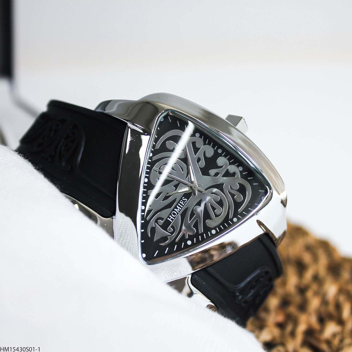 Homies HM15430S01-1 Siyah Silikon Kordon Analog Erkek Kol Saati