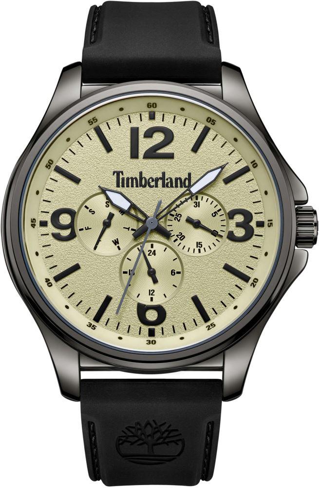 Timberland TDWGQ2183102 Takvimli 44 mm Siyah Silikon Kordon Analog Kol Saati