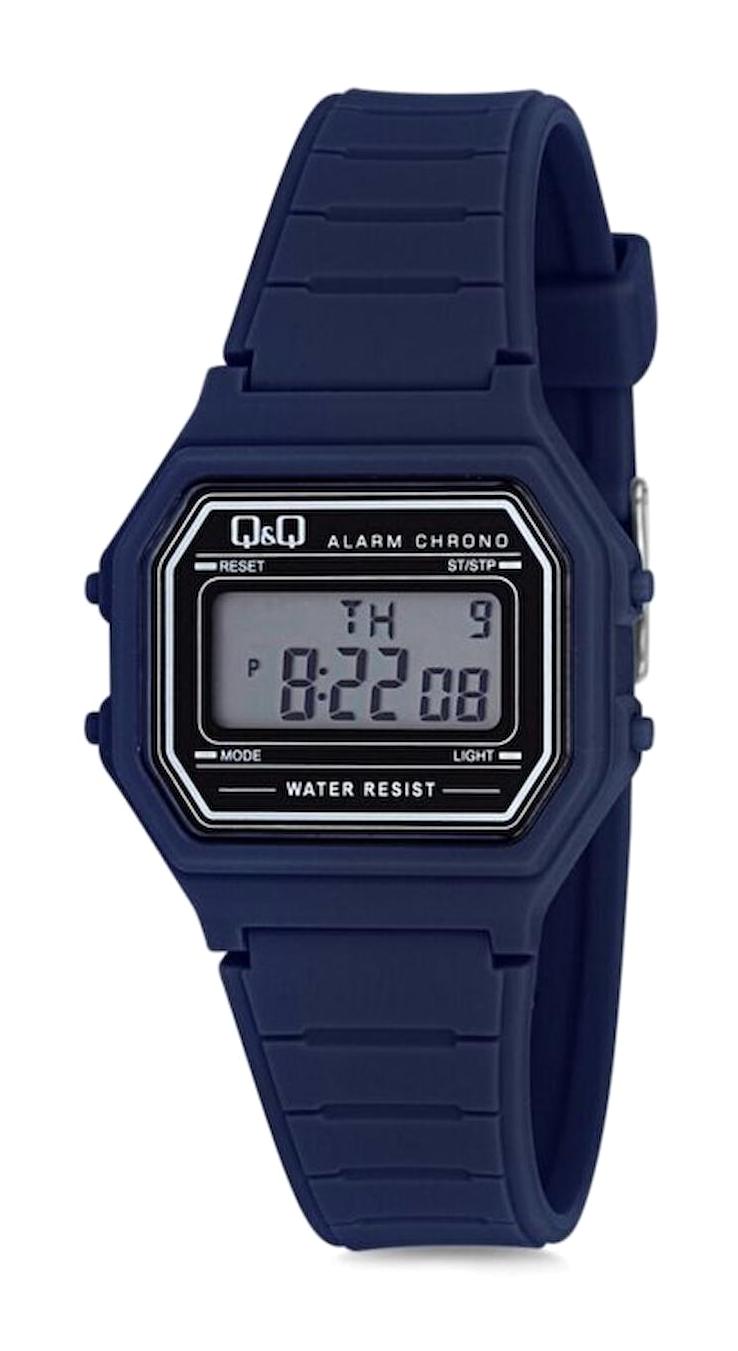 Q&Q M173J019Y Takvimli 34 mm Lacivert Silikon Kordon Analog Kol Saati