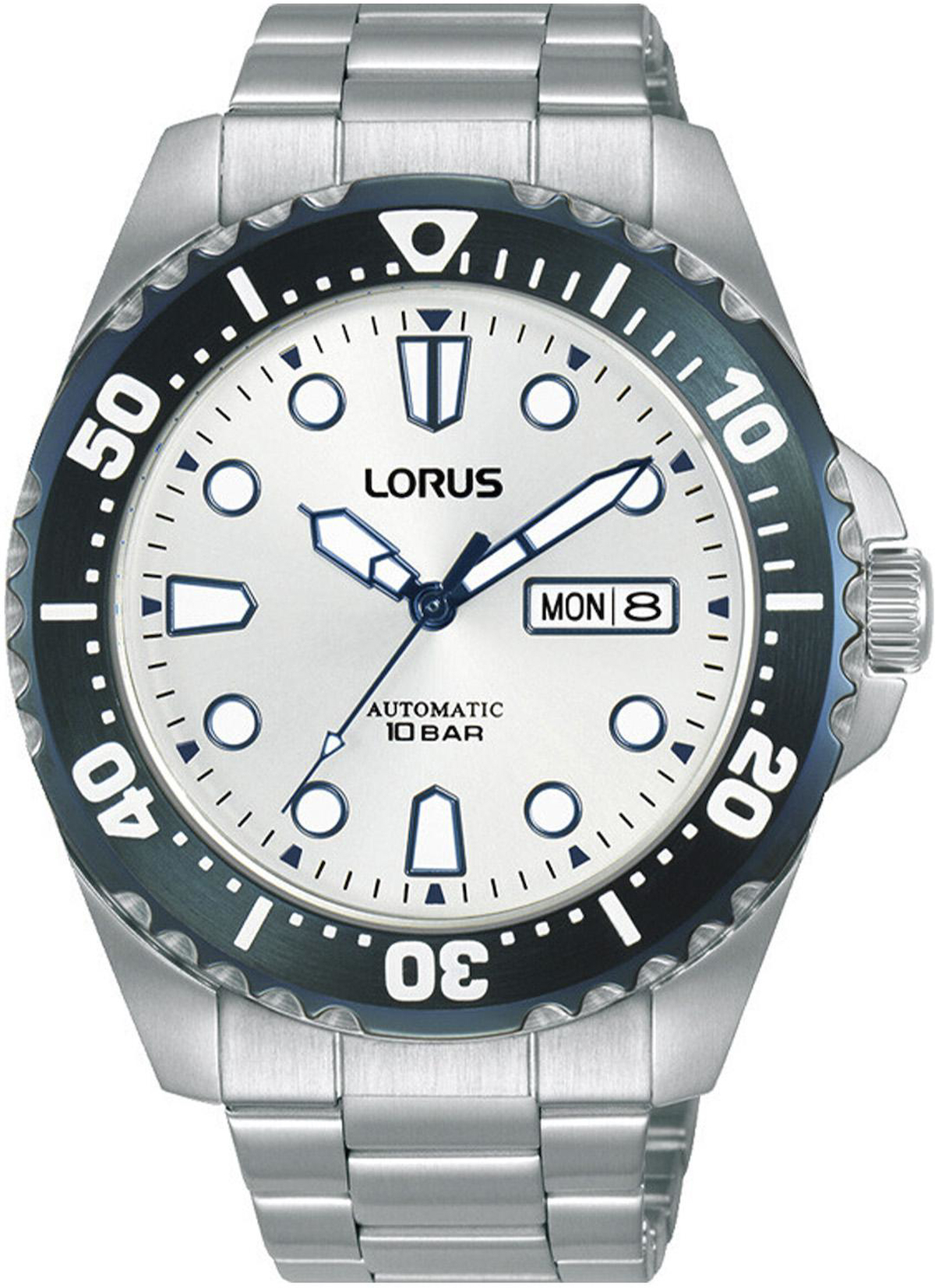 Lorus RL477BX9 Takvimli 44 mm Çelik Kordon Analog Erkek Kol Saati