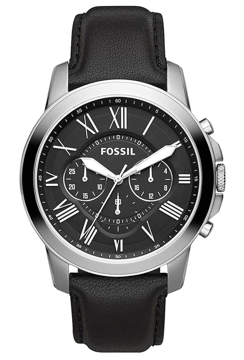Best My Silver FFS4812IE Siyah Deri Kordon Analog Erkek Kol Saati